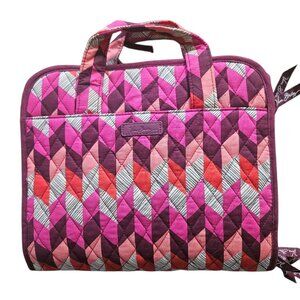 Vera Bradley Hanging Travel Cosmetic Jewelry Organizer Chevron Makeup Bag